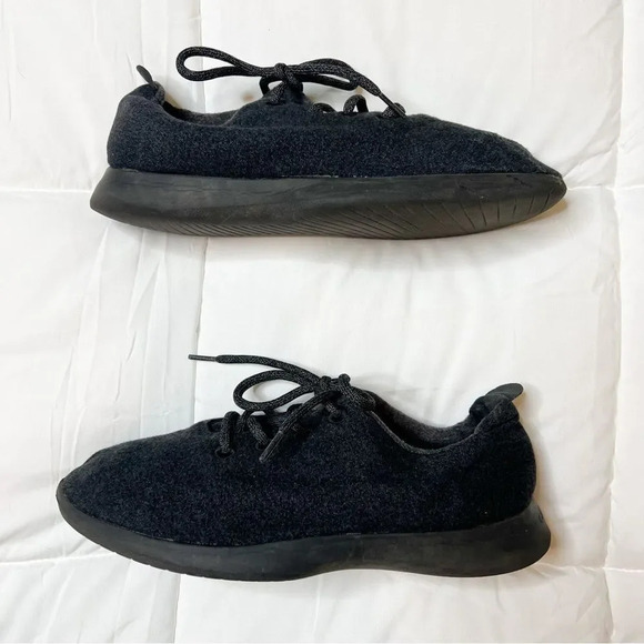 Men's All Birds The Wool Runners Black Shoes - Picture 2 of 11